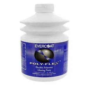 Fibre glass Evercoat POLY-FLEX 100411 Polyester Glazing Putty, 30 oz Pumptainer, Flowable Liquid