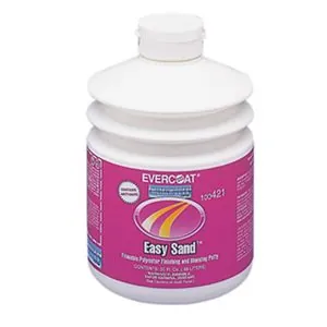 Fibre glass Evercoat EASY SAND 100421 Flowable Polyester Finishing and Blending Putty, 30 oz Pump, Thixotropic Liquid