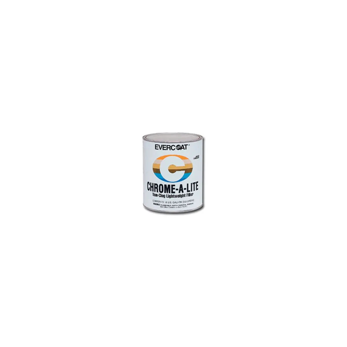 Fibre glass Evercoat CHROME-A-LITE 100839 Professional Lightweight Body Filler, 750 mL Can, Yellow, Liquid