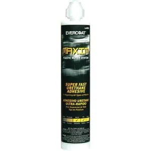 Fibre glass Evercoat MAXIM 100886 Super Fast Urethane Adhesive, 250 mL Bottle, Beige, Liquid, 1 hr Curing