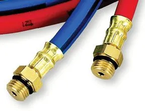 Premium R134a 10' Charging Hoses, Red and Blue Set