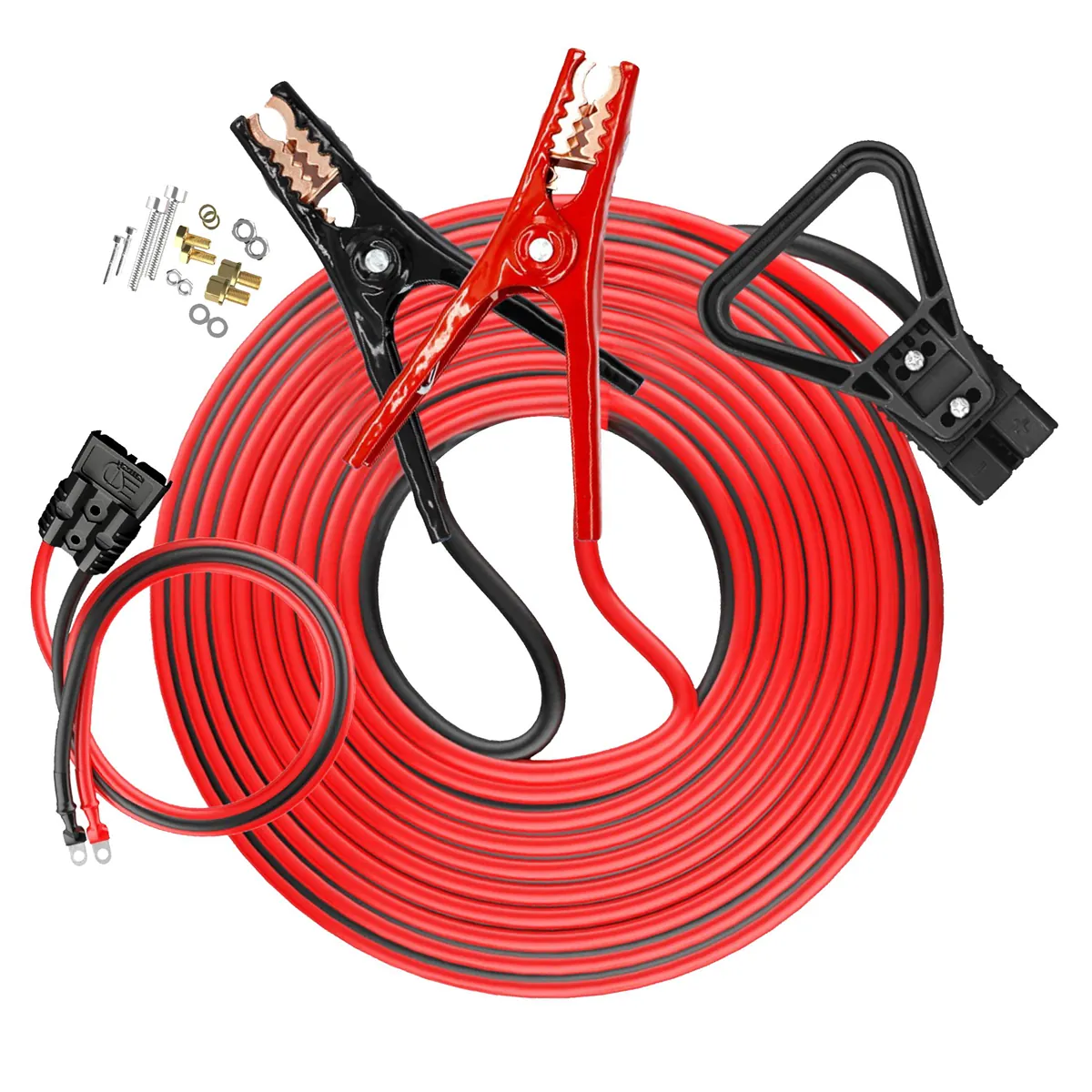 FJC Booster Cable Kit- 2 GA- 40ft- B25 Insulated Clamps