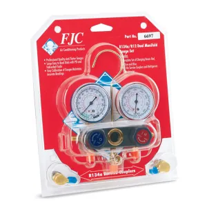 FJC R134A/R12/R22 DUAL GUAGE