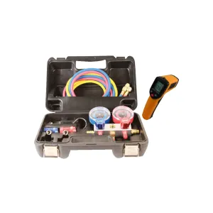 FJC R1234yf Manifold set with FREE Thermometer