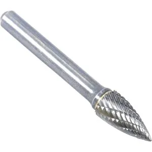 Tungsten Carbide Burr,3/8 in Tree Pointed (SG-3)