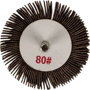 Flap Wheel, Shank Mounted, 3 in x 1 in