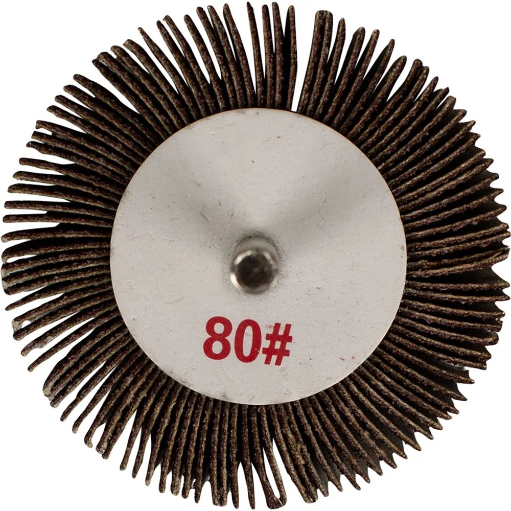 Flap Wheel, Shank Mounted, 3 in x 1 in