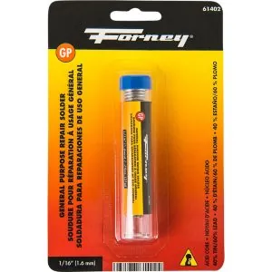 Solder, General Purpose, AcidCore,1/16 in, .75oz