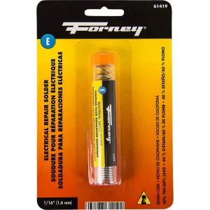 Solder,Electrical Repair,RosinCore,1/16 in,.75oz
