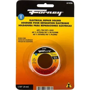 Solder,Electrical Repair,Rosin Core, 1/32 in 4oz