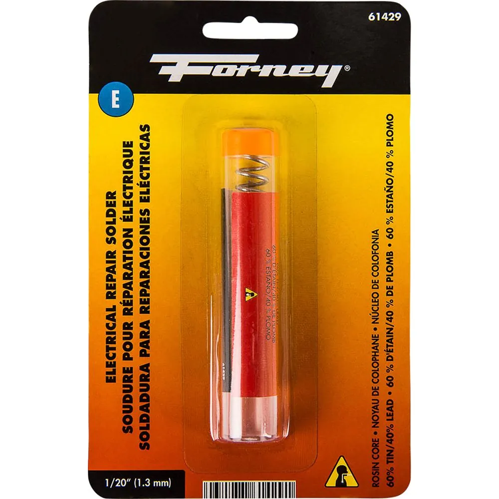 Solder,Electrical Repair,RosinCore, 1/20 in,.3oz