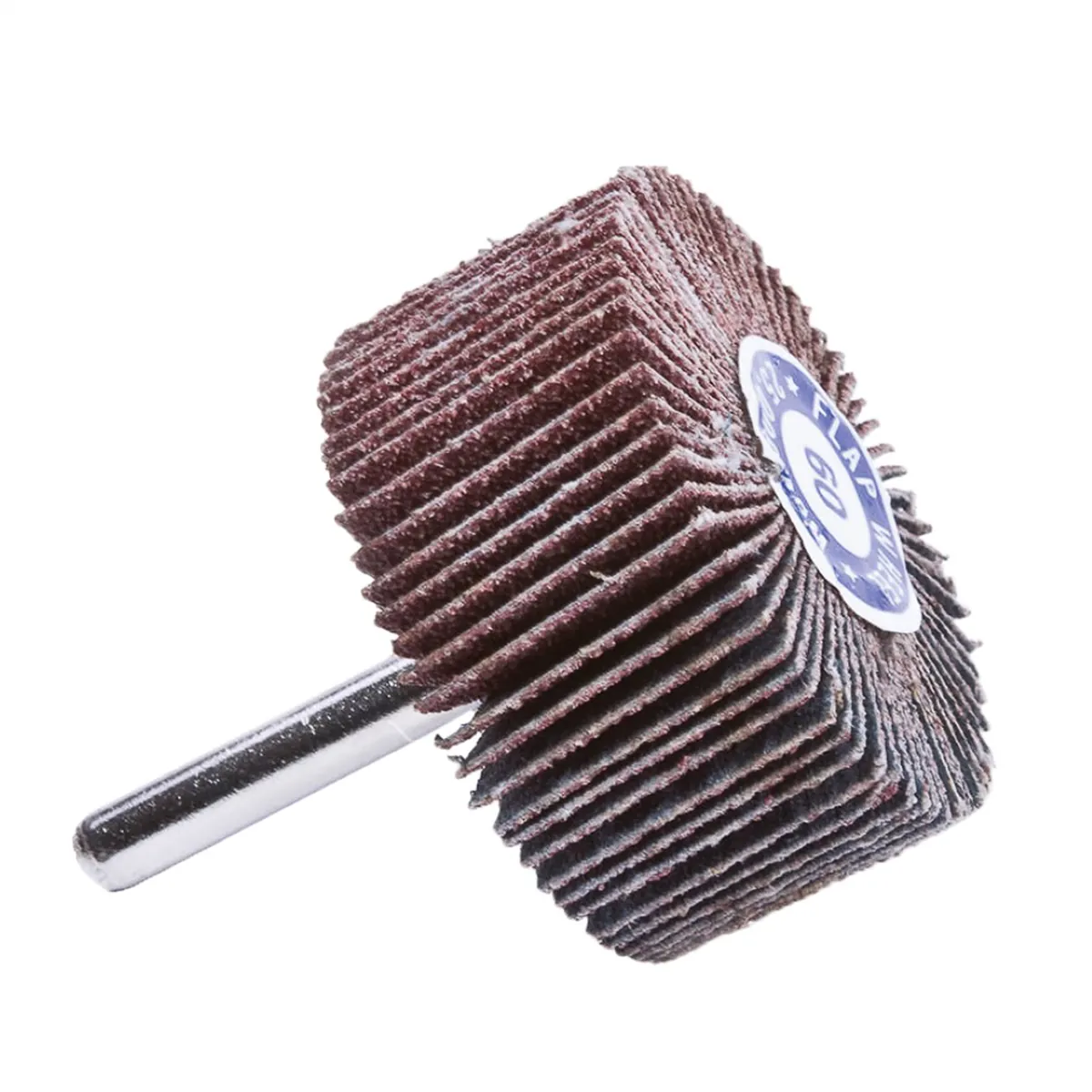 Forney Industries Forney 71688 Flap Wheel, Shank Mounted, 2 in x 1 in, Grit: 60
