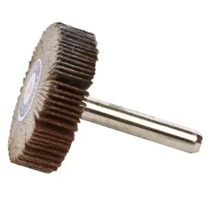 Forney Industries Forney 71692 Flap Wheel, Shank Mounted, 1-1/2 in x 1/2 in, Grit: 80