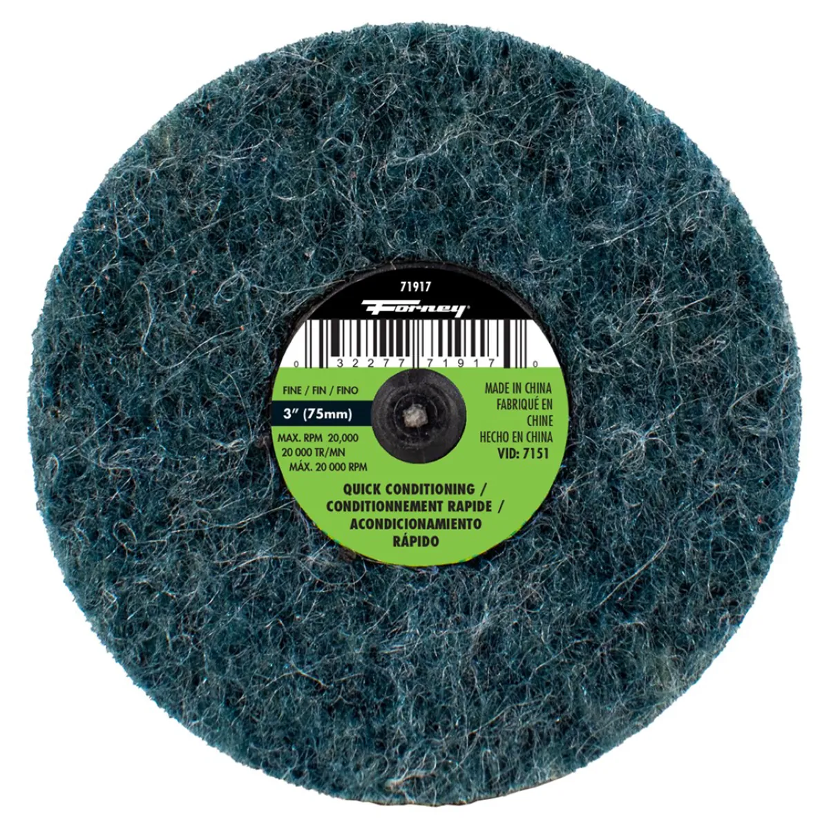 Forney Industries Surface Prep Pad, 3 in (Fine Grit)