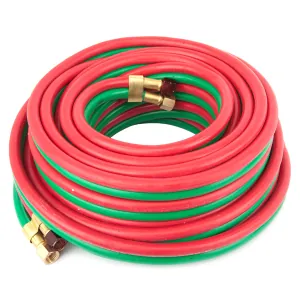 Forney Industries R-Grade Oxy-Acetylene Hose, 1/4 in x 50ft