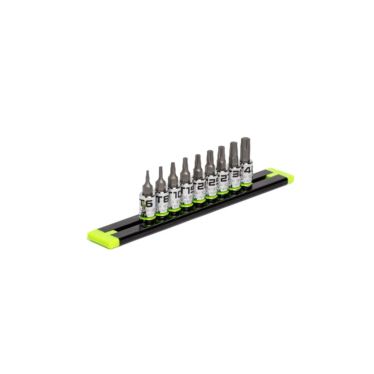 Grip Edge Tools 9-PC 1/4" Dr RPT Star Driver Set