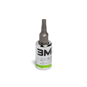 Grip Edge Tools 3mm 1/4" Dr Short RPT Hex Bit Socket