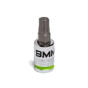 Grip Edge Tools 8mm 3/8" Dr Short RPT Hex Bit Socket