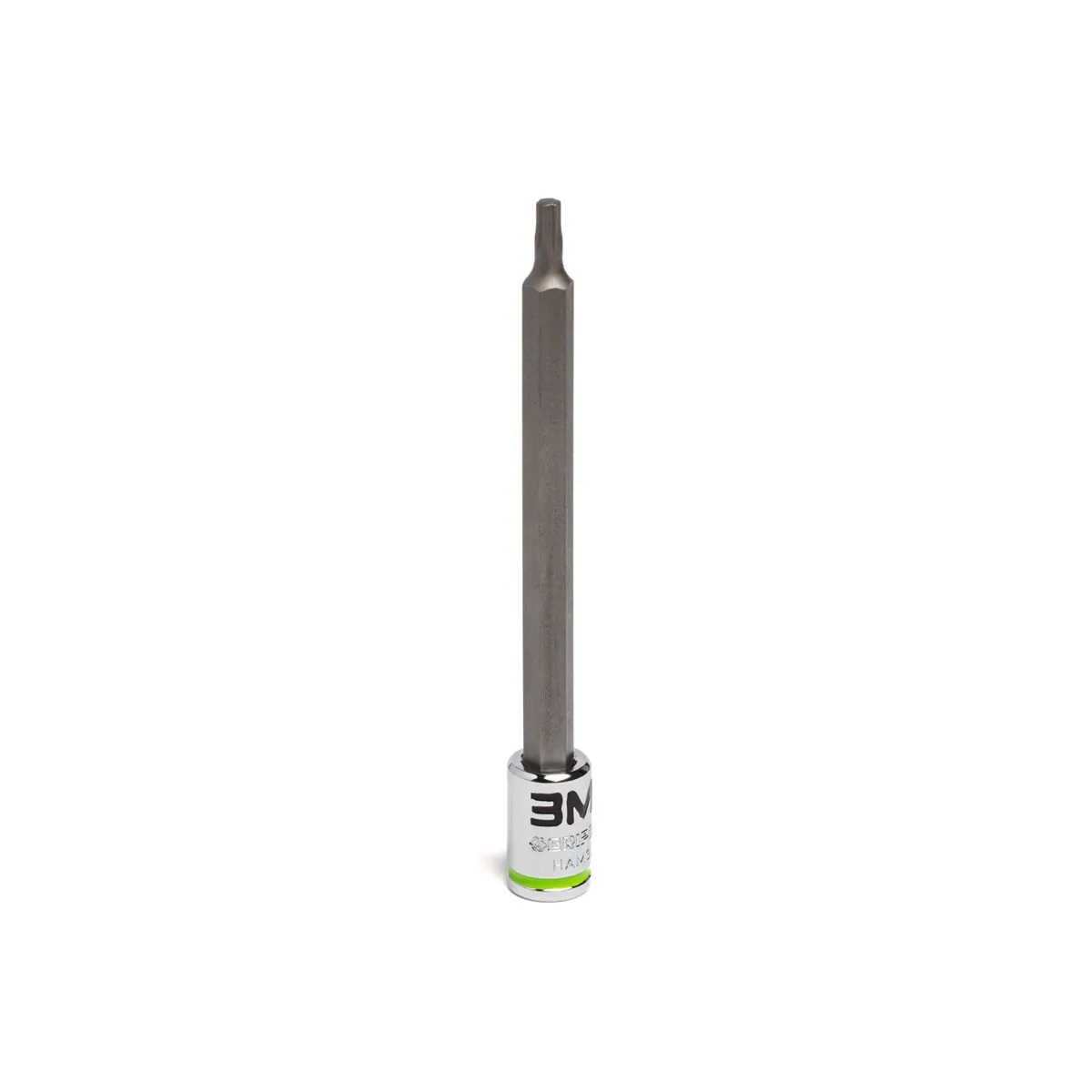 Grip Edge Tools 3mm 1/4" Dr Long RPT Hex bit socket
