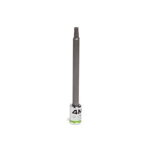 Grip Edge Tools 4mm 1/4" Dr Long RPT Hex bit socket