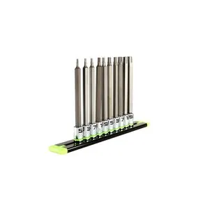 Grip Edge Tools 10 Piece 1/4 Inch Drive Long SAE RPT Hex Driver Set