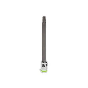 Grip Edge Tools 3/16" 1/4" Dr Long RPT Hex bit socket