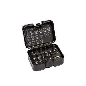 Grip Edge Tools 16 Piece 3/8 Inch Drive Short Metric & SAE RPT Hex Driver Set