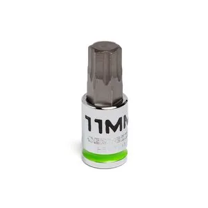 Grip Edge Tools 11mm 3/8" Dr short RPT Hex bit socket