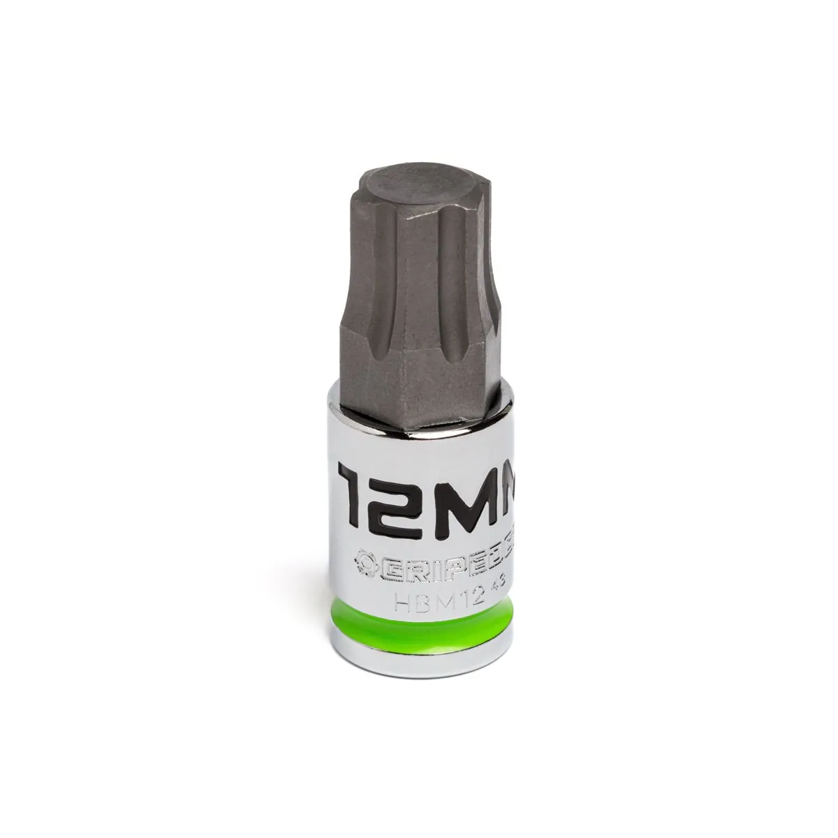 Grip Edge Tools 12mm 3/8" Dr short RPT Hex bit socket