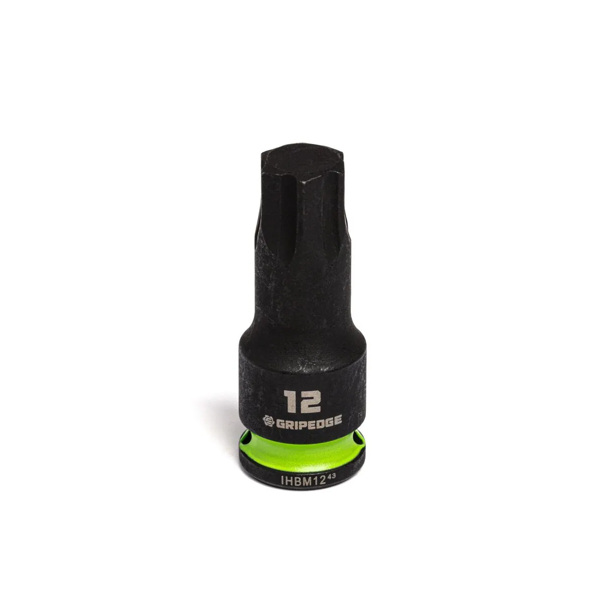 Grip Edge Tools 12mm 3/8" Dr short Impact RPT Hex bit socket