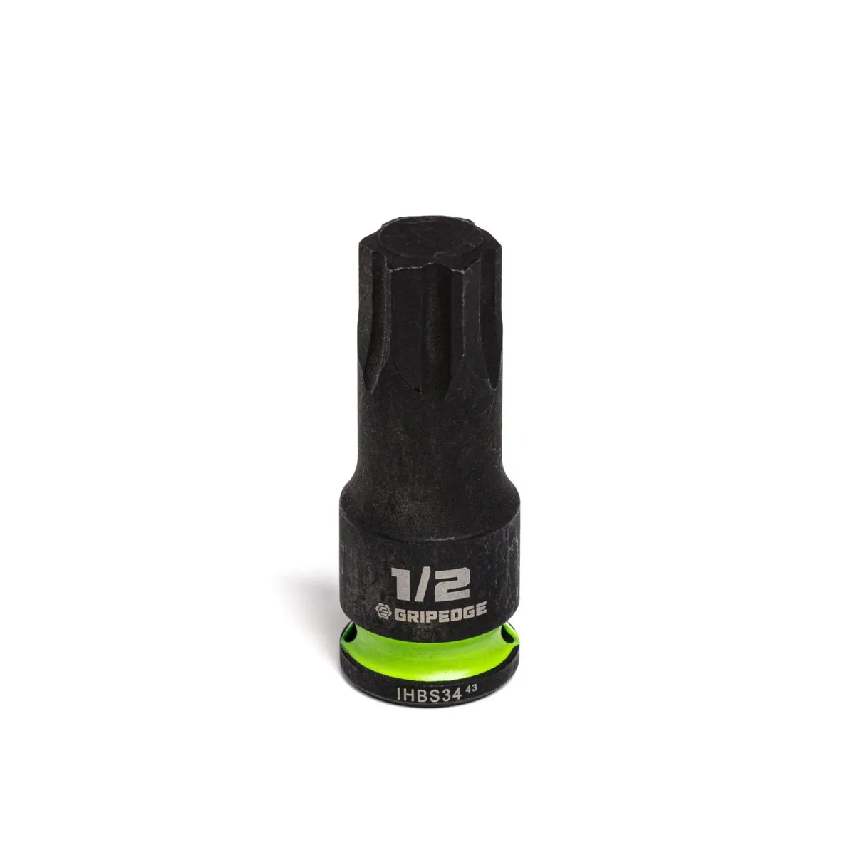 Grip Edge Tools 1/2" 3/8" Dr short Impact RPT Hex bit socket