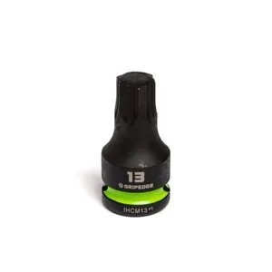Grip Edge Tools 13mm 1/2" Dr short Impact RPT Hex bit socket
