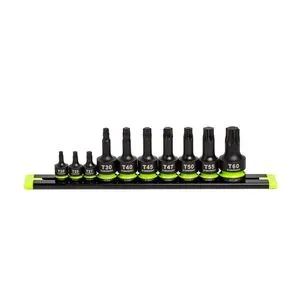 Grip Edge Tools 10-PC RPT Impact Star Driver Set