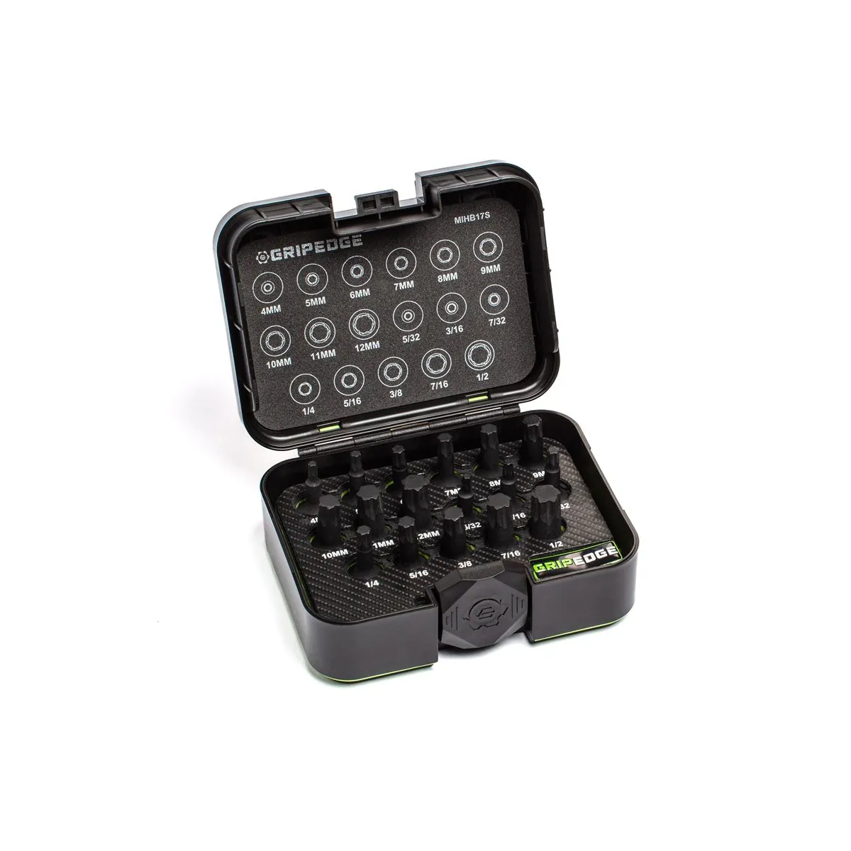 Grip Edge Tools 17-PC Master 3/8'' Dr Impact RPT Hex Driver Set