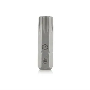 Grip Edge Tools 1/4" Hex Dr RPT Star Bit - T40