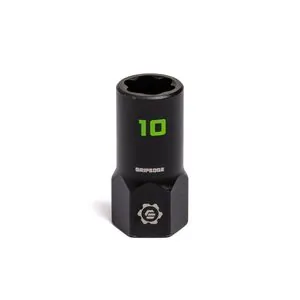 Grip Edge Tools 10mm 1/4" Dr RPT Socket Extractor with FORS (Standard Length)