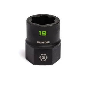 Grip Edge Tools 19mm 3/8" Dr RPT Socket Extractor with FORS (Standard Length)