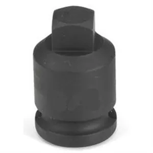 Grey Pneumatic 3/8" Drive x 1/4" Square Male Pipe Plug Socket