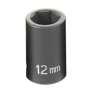 Grey Pneumatic 3/8" Drive x 12mm Standard Socket