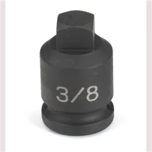 Grey Pneumatic 3/8" Drive x 3/8" Square Male Pipe Plug Socket