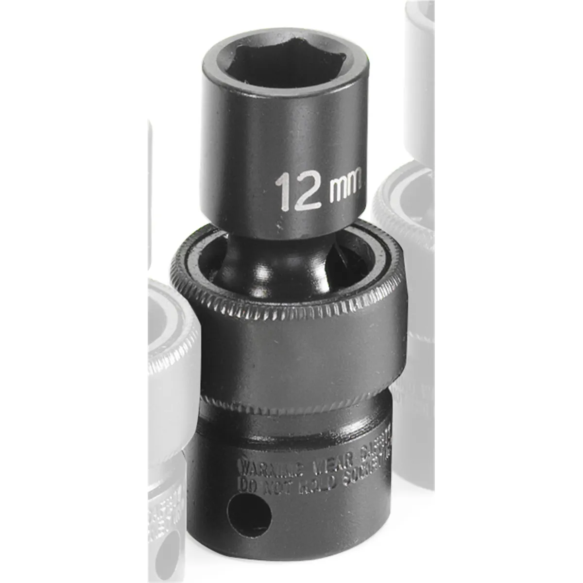 Grey Pneumatic 3/8" Drive x 12mm Standard Universal Socket