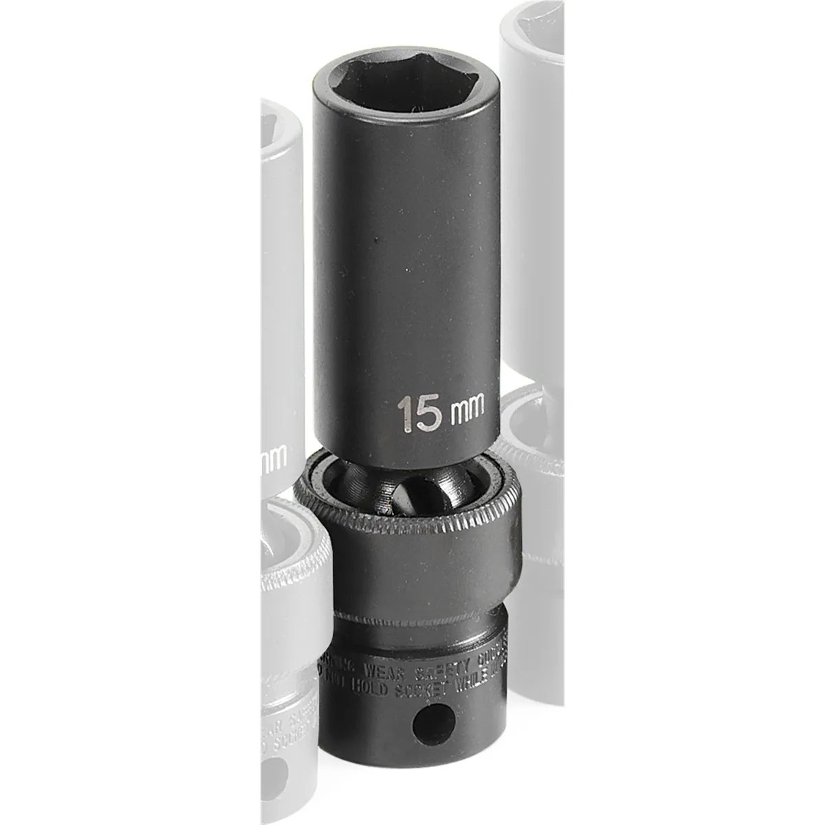 Grey Pneumatic 3/8" Drive x 15mm Deep Universal Socket