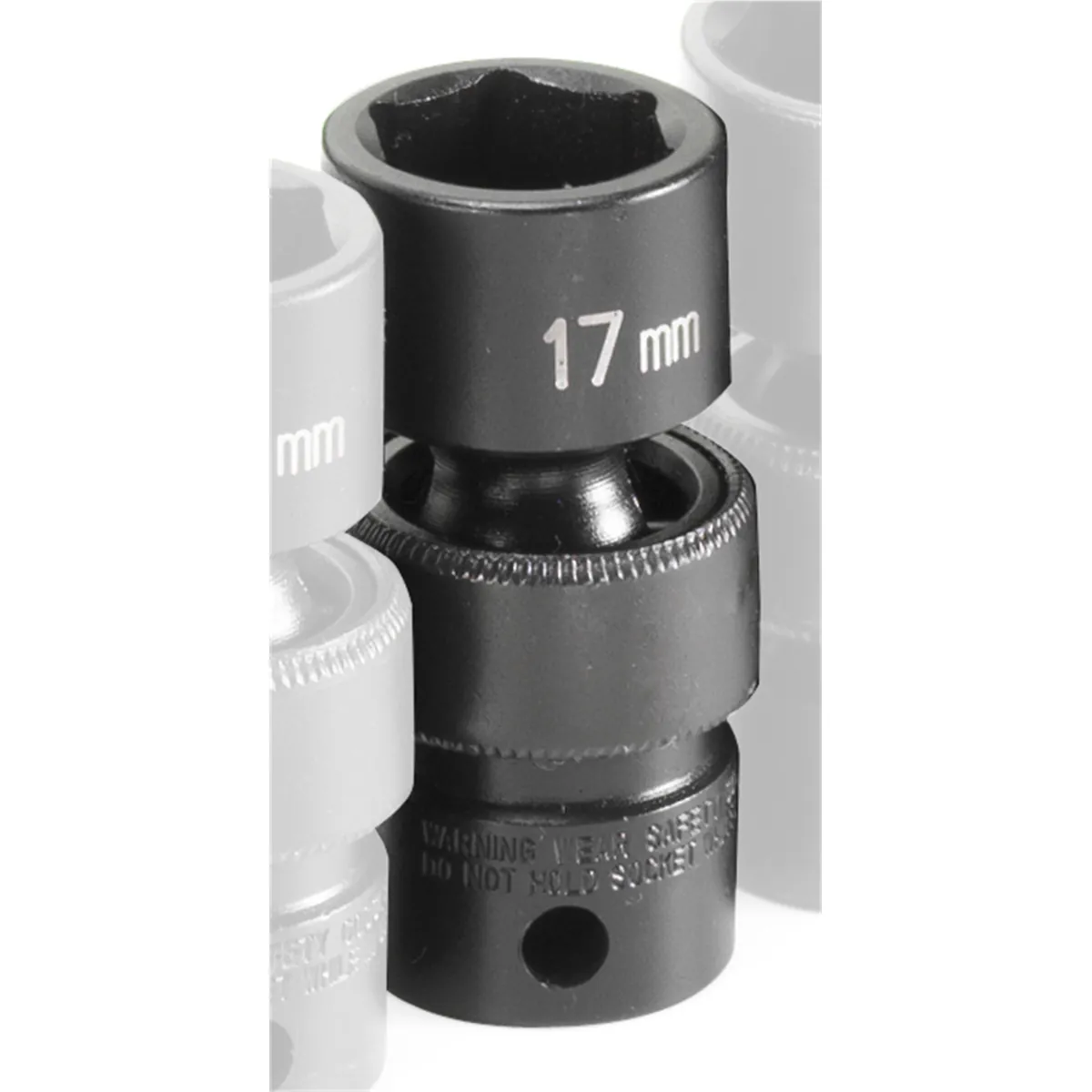 Grey Pneumatic 3/8" Drive x 17mm Standard Universal Socket