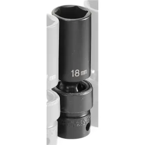 Grey Pneumatic 3/8" Drive x 18mm Deep Universal