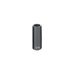 Grey Pneumatic 3/8" Drive x 11/16" Deep Socket