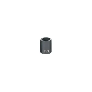 Grey Pneumatic 3/8" Drive x 11/16" Standard Socket