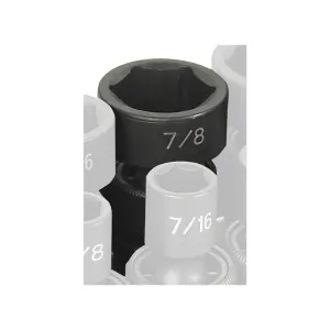 Grey Pneumatic 3/8" Drive x 7/8" Standard Universal Socket