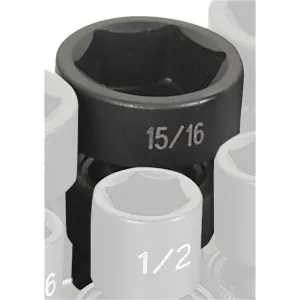 Grey Pneumatic 3/8" Drive x 15/16" Standard Universal Socket