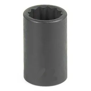 Grey Pneumatic 3/8" Drive x 9mm 12 Point Standard Socket