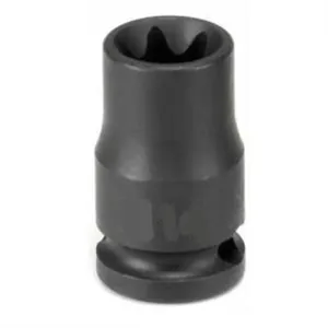 Grey Pneumatic 3/8" Drive x E12 External Star Impact Socket